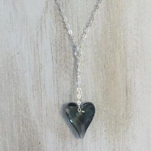 Tuleala's Jewelry - Swarovski Necklace, Crystal Necklace, Silver Tuleala's Jewelry - Swarovski Necklace, Crystal Necklace, Silver